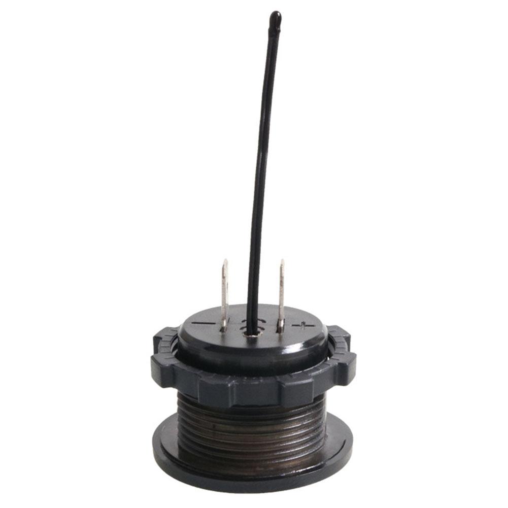 Real Time Battery Voltage Monitor Round Panel Voltmeter for Car Motorcycle Temperature 12V24V Waterproof and Reliable