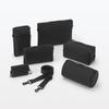 MUJI OHH68A4A Flexible Combination Storage 22 X X 15 Cm Case, Rectangular, Slim, Large, Black, Approx. 2.7