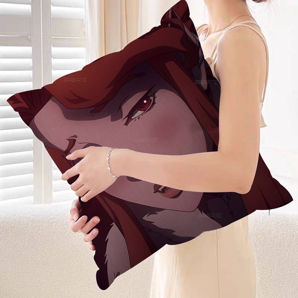 Anime Castlevania Cushion Cover Inches Farmhouse Decor Home Throw Pillow Covers for Couch Decorations