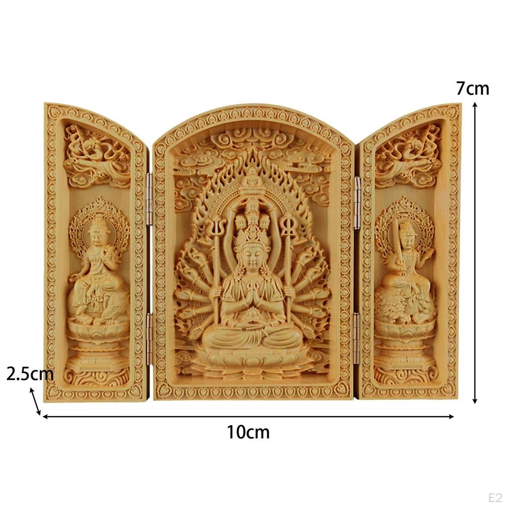 Figurina Bodhisattva Statua Buddha Decorazione Artigianato Scultura Feng Shui Avalokitesvara