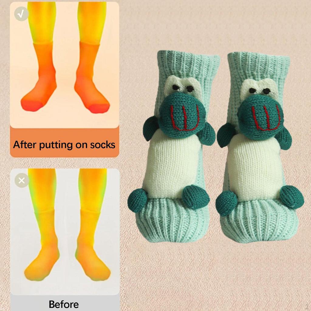 Animal Socks Christmas Gifts Casual Soft Thick Mid Tube for Living Room