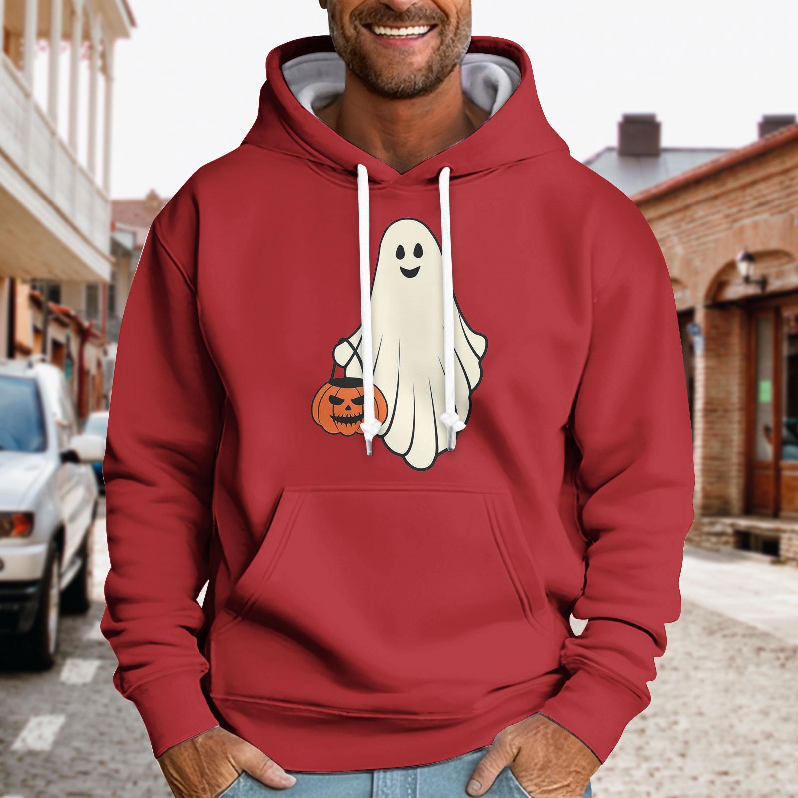 

Спортивный костюм с капюшоном, унисекс, одежда для бега, пуловер с длинными рукавами, толстовка с капюшоном L красный