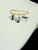 Creative Alloy Kitten Brooch Pin Badge & Bag Accessory