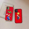 Super Game M-Mario Phone Case For IPhone 13 12 X XS MAX Pro Max 16 15 11 14 Pro Max Shockproof Matte Cover