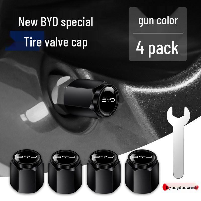 BYD Car Tire Anti-theft Metal Valve Stem Cap