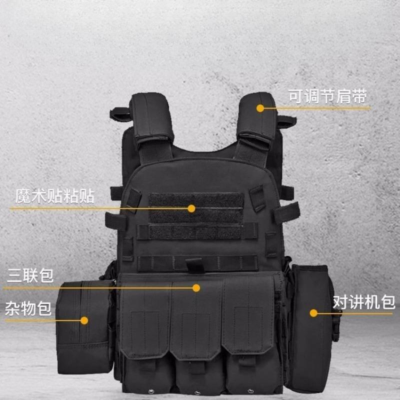 Camo Nylon Tactical Vest for Kids - Body Protection Hunting Carrier with Pouches Children's Gear for Training And Camping