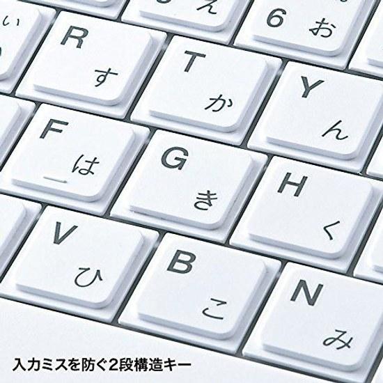 Sanwa Supply Slim USB Full-Size Keyboard White SKB-SL17WN