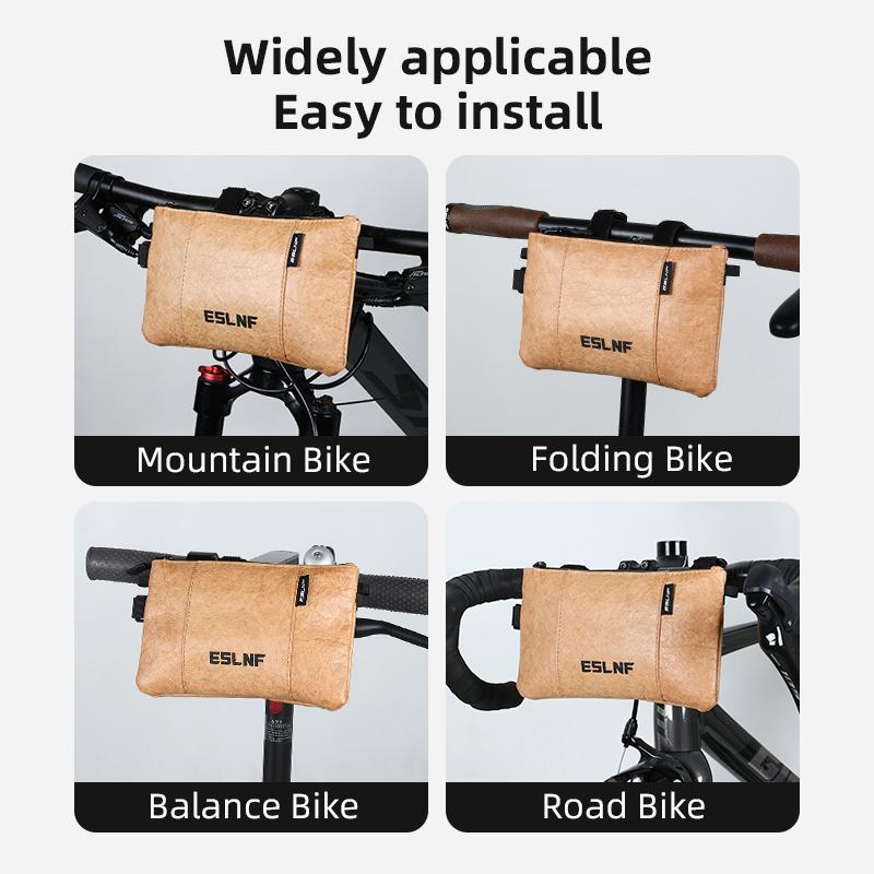 ESLNF Eco-friendly Cycling Pouch Riding Bicycle Handlebar Bags Mountain Road Bike Purse Crossbody Bag