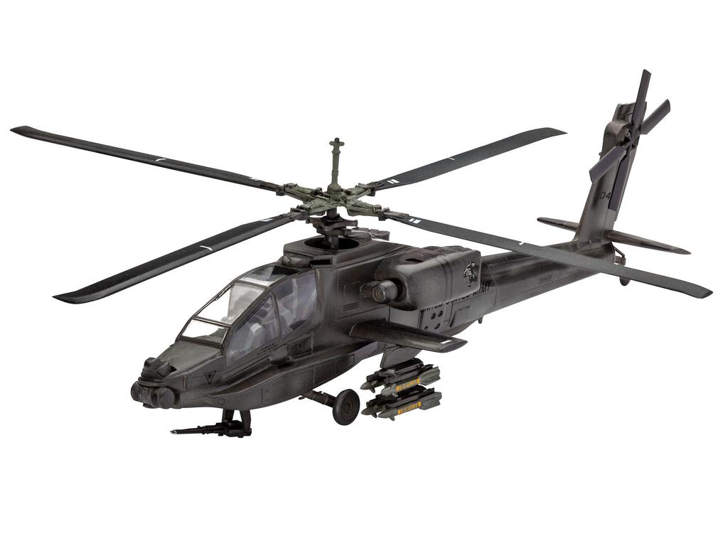 Deutscher Revell Maßstab US Army Apache Plastikmodellbausatz 04985 1/100 AH-64A