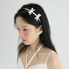 Lovuee Frost Cream Rose Hairband