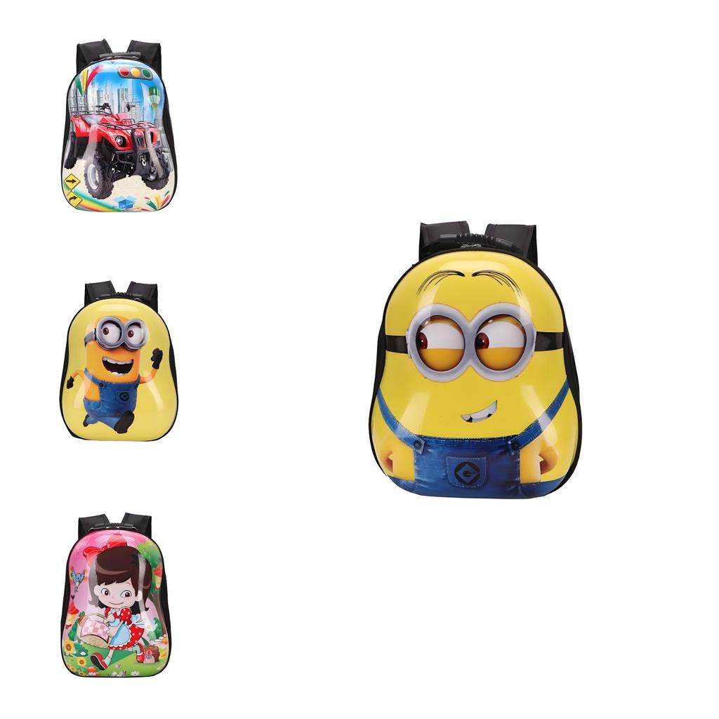 Despicable Me Children Durable Abs Pc Backpack With Cartoon Prints For School