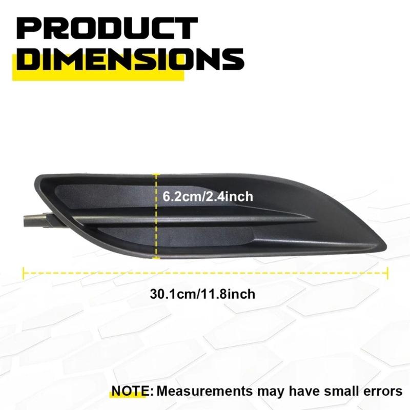 2PCS Plastic Fog Lamp Protector Housing Covers 52128AE020 52127AE020 For 2006 To 2011 Automobile With Easy Installation