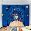 Cartoon Blackout Curtain for Children's Room, Heat Insulation, Living Room, Study, Balcony, 2Pcs, High Quality