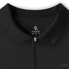 Skechers Loose Breathable UV Resistant Short Sleeve Polo Shirt Men Tops Deep-Night-Black L225M037-03B6