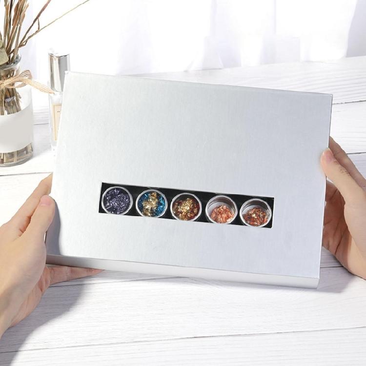 Nail Art Container 35 Detachable Aluminum Trays Hardened Foam Base For Decoration Storage Box Lightweighted