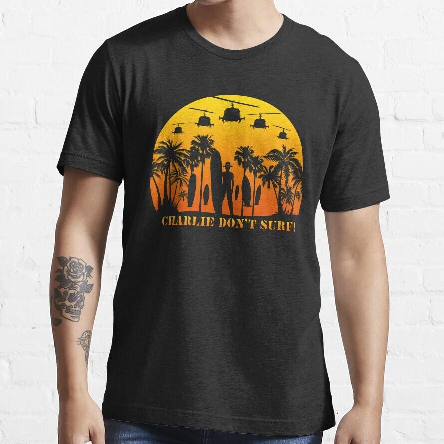 Cotton T-Shirt Apocalypse Now Vietnam War Charlie Don t Surf Retro Style Unisex T-Shirt S