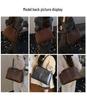 Women's Large-Capacity Retro Tote Bag - Versatile, Casual, Single Shoulder, Underarm Design for Autumn & Winter 2025 Work Commute.