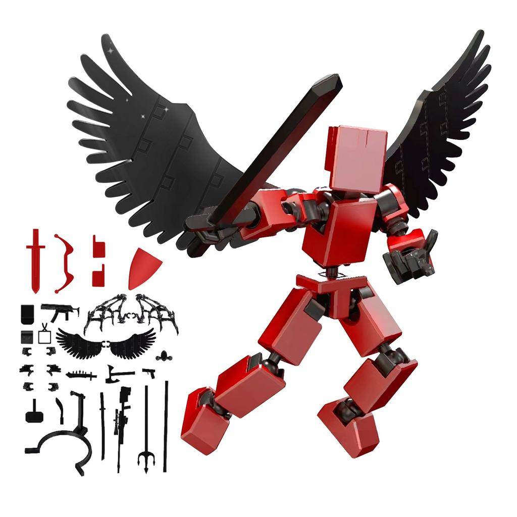 Joint Movable 3d Printed Doll Toy, Creative Decompression Desktop Ornament