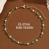 Kinitial Bohemian Women's Anklets Beads Stone Anklet Summer Beach Anklets On Foot Ankle Bracelets For Women Leg Chain