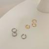 Simple Design Gold Clip Earrings for Women Non-Piercing Puck Rock Fake Cartilage Ear Cuff Trendy Jewerly