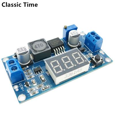 DC-DC 3-32V To 5V-35V XL6009 Boost Step-up Module Power Supply DC Adjustable Output LED Voltmeter