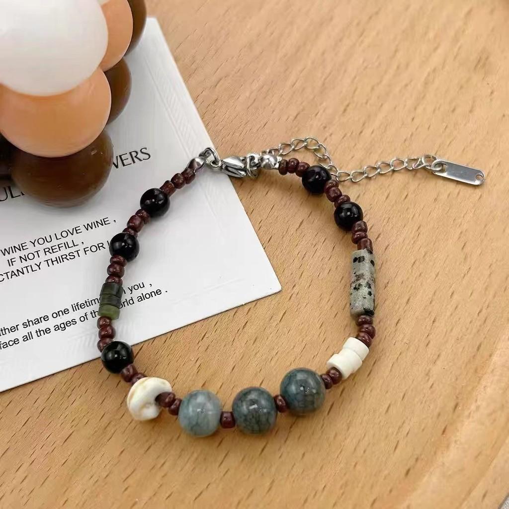 Handcrafted Unique Turquoise Alloy Bracelet Delightful Cute Style For Women