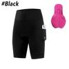 1PCS Padded Bike Shorts Women 4D Padding Cycling Shorts with Pocket Road Mountain Ride Womens Biking Bicycle Biker Shorts