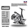 New Electroplated One-Way Seamless Spinning Reel CNC Spool Full Metal Swinging Lightweight Long Distance Fishing Reel with 6+1 Roller Bearings