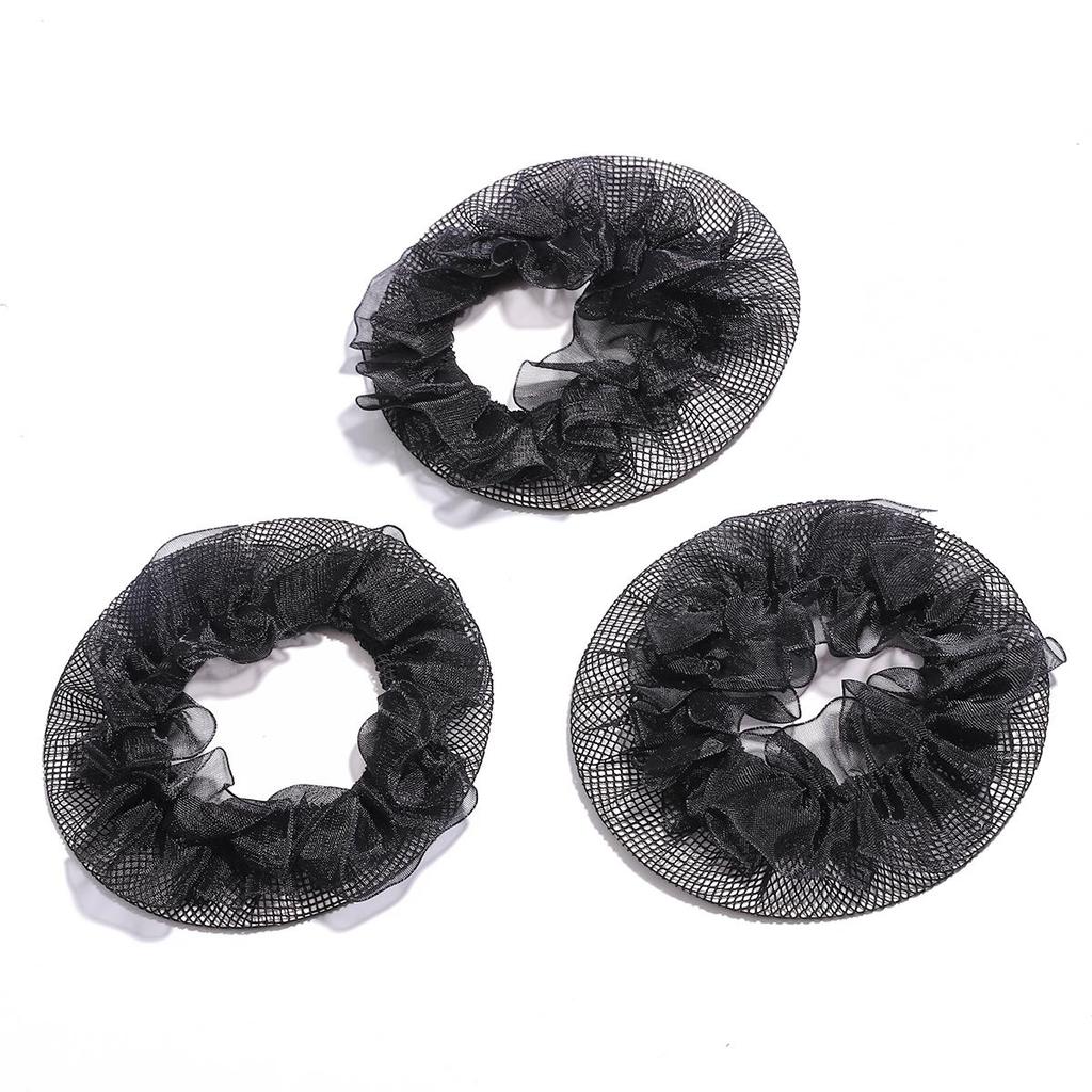 Nylon Hair Net Star Dance Recital Buns / Hair Extension Weaving Cap Hairnets
