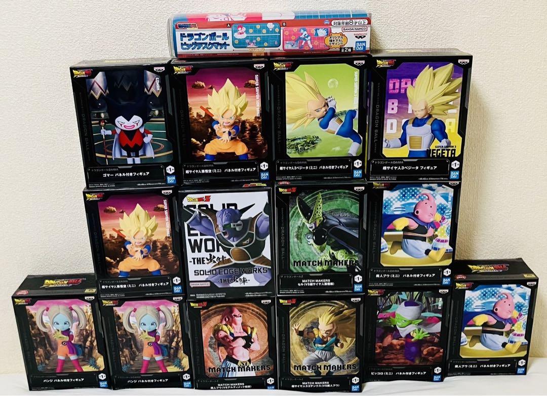 

[USED] Bulk sale: Set of 14 Dragon Ball figures with bonus mat
