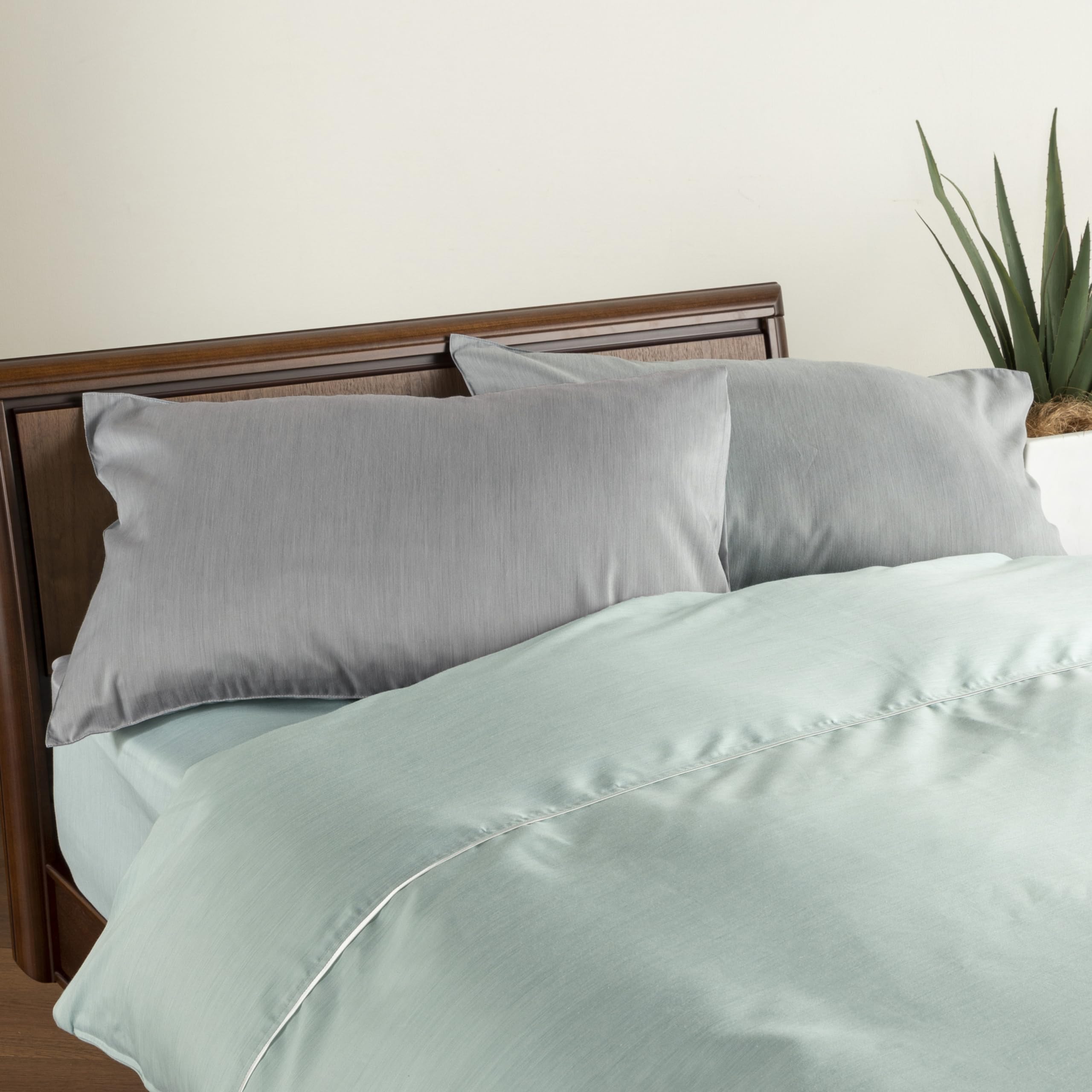 

France Bed Pillowcase Single x Gray Pillow Disinfecting Fujiyama Ori Washable Made in Japan 360369170 (50 70cm) LT Case