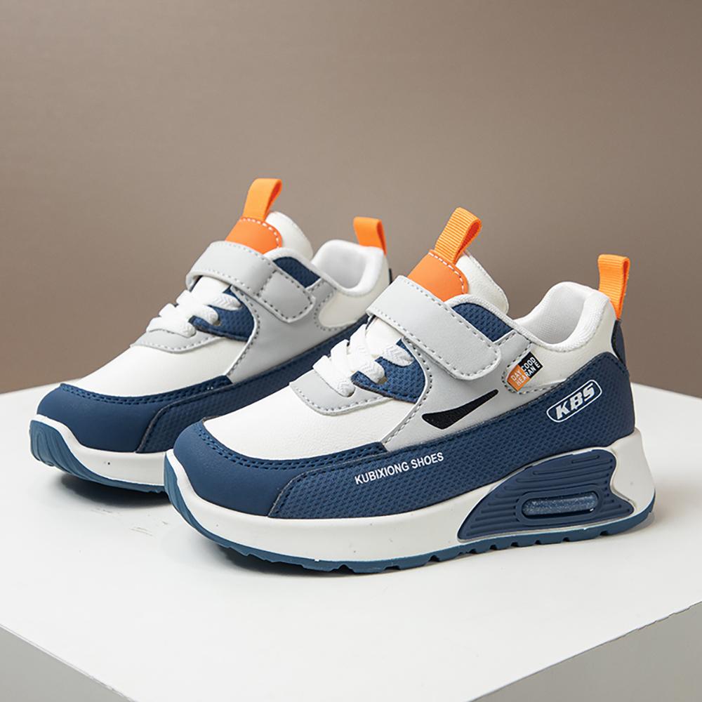 Spring and Autumn PU Leather Sport Shoes for Children Kid's Sneakers Soft-soled Outdoor Boy's Girl's Running Shoes