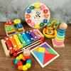 Intellectual Baby and Child Toys1-2-3One-Year-Old Boy and Girl One-Year-Old Baby Eight Tone Percussion Piano Music Enlightening Early