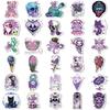 10/65PCS Halloween Stickers Cat and Skull Graffiti Stickers Water Bottle Laptop Mobile Phone Skateboard Suitcase Kids Adult Stickers