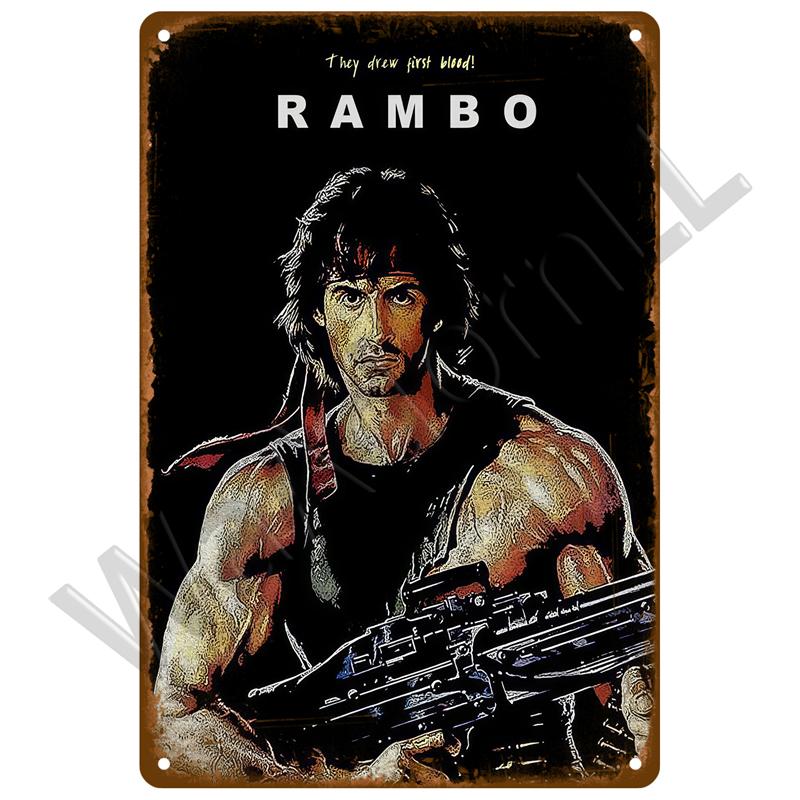 Retro Tin Sign Aesthetic Living Room Metal Wall Decor Decoration Cinema Vintage Metal Sign Movie Industrial Deco Films Poster