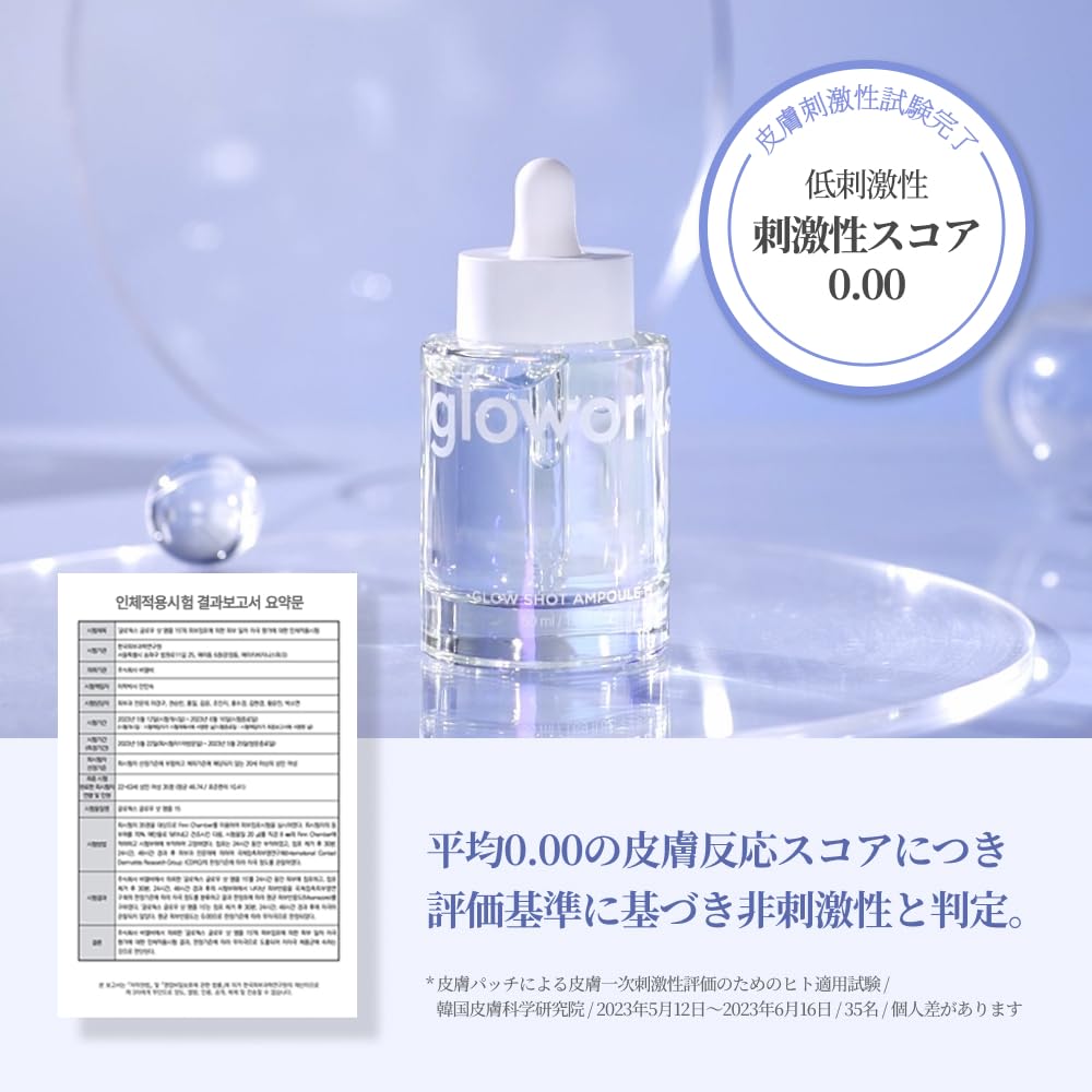 Gloworks Glow Shot Ampoule 15 50ml Serum Serum Essence Hyaluronic Acid Vegan Collagen Elastin Pore Hari Care Korean Cosmetics Gloworks Official