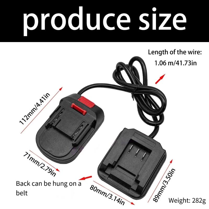 Battery Converters For 18V BL1830 BL1840 Tool to Dayi /2106 Power Tool Direct Current Power Interfaces Secure Connection