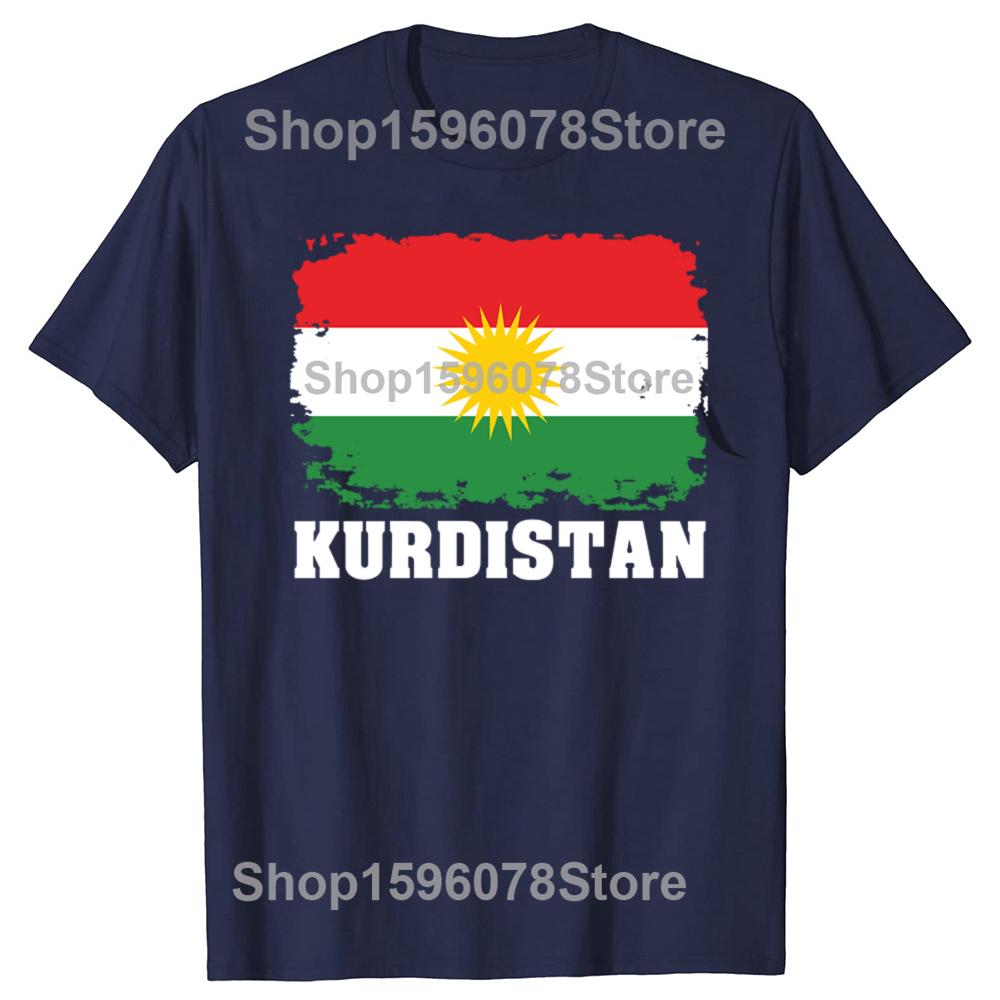 

Funny Kurdistan Kurdish Flag Vintage Aged Look T Shirts Summer Style Graphic Cotton Streetwear Short Sleeve Tshirt Unisex S