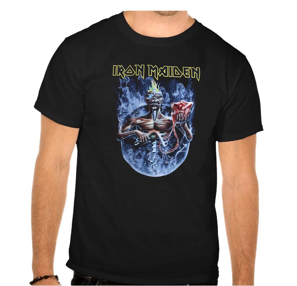 IRON MAIDEN Rock Band Rock Music Legends Black T-shirt -917-