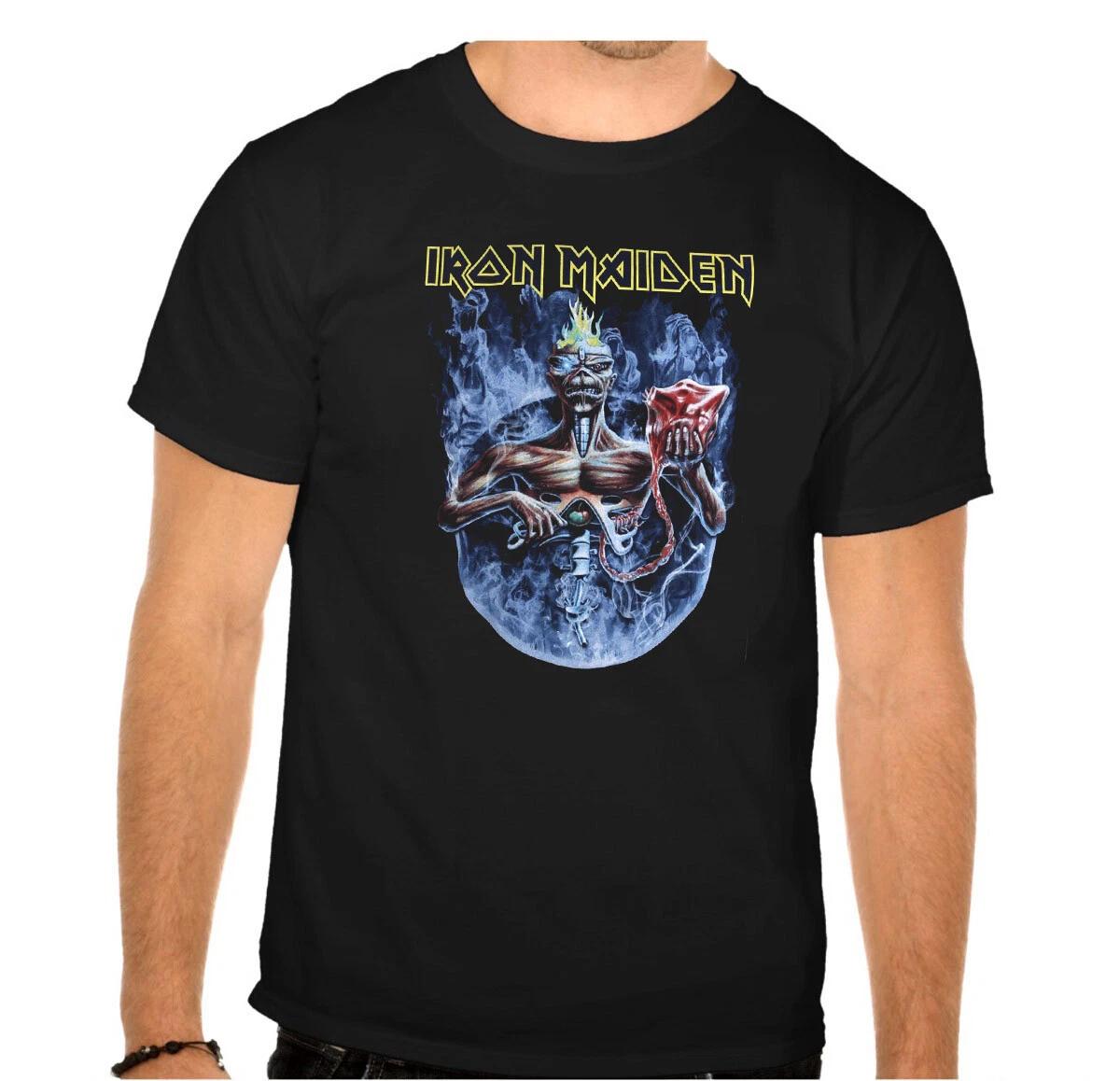 

IRON MAIDEN Рок-группа Легенды рок-музыки Черная футболка -917- M