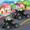 Durable Pull-back Stunt Car with Big Wheels for Kids