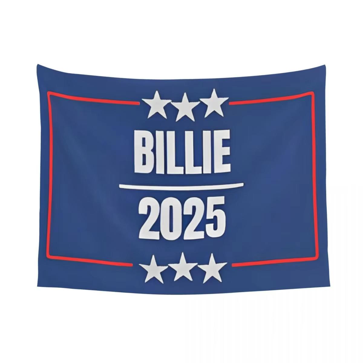 

1PC Billies American Flag Tapestry Wall Hanging Tapestry Singer Fantasy Throwing Carpet Blanket Dormitory Wall Decoration 74x94cm(29x37in)