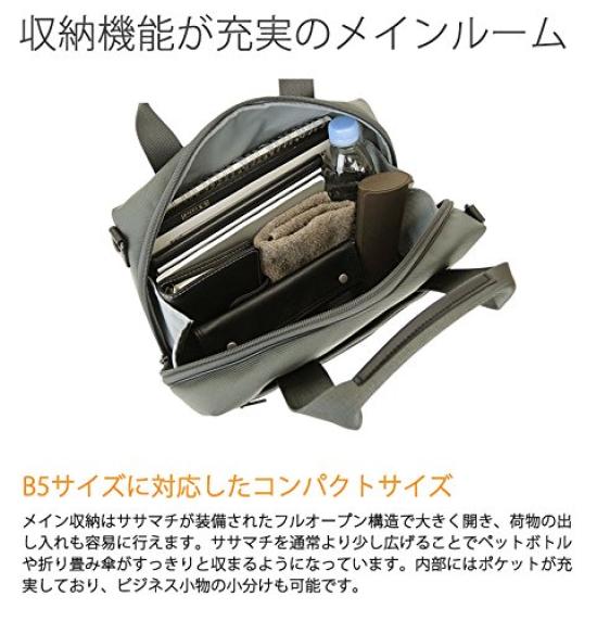 PORTER 2-Way Briefcase, Shoulder Bag, Business Bag [STAGE] 620-07574, Black