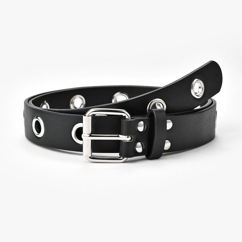 Fashionable Stylish Casual Women's Hollow Belt Elegant Faux Leather For Jeans