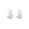 925 Silver Bow Earrings with Pearls - Trendy, Elegant, High-End Design