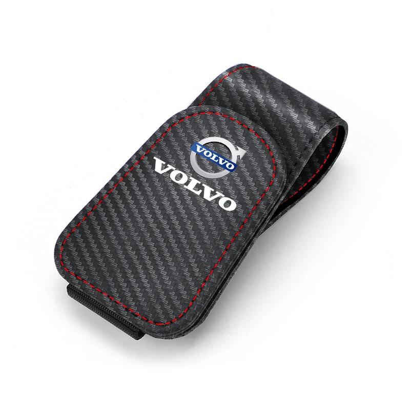 Car Interior Glasses Clip Sunshade Storage Brace Auto Accessories For Volvo Xc60 Xc90 V40 V60 S60 V50 V90 S80 C40 XC40 V70 XC70