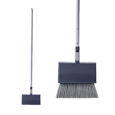 Escoba Autoportante Nihon L Carbón Ancho 25cm Longitud total 130cm Escoba de pie Para almacén Clean-tech STAND. entrada, garaje,
