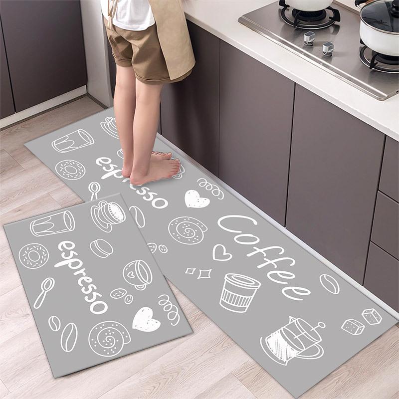 Fashion Carpets Simple Rug Nordic Style Kitchen Mat  Carpet House Hold Carpet Modern Home Decor