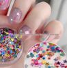 Paillettes per Unghie Artistiche Laser a Forma di Stella Color Caramella - Stelle a Cinque Punte Colorate da 3 MM