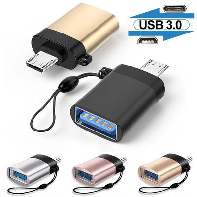Micro USB/Type-C USB 3.0 OTG adaptér Tablet Telefon Android Micro USB konektor pro Samsung Xiaomi Huawei OTG Micro USB 3.0 konvertor